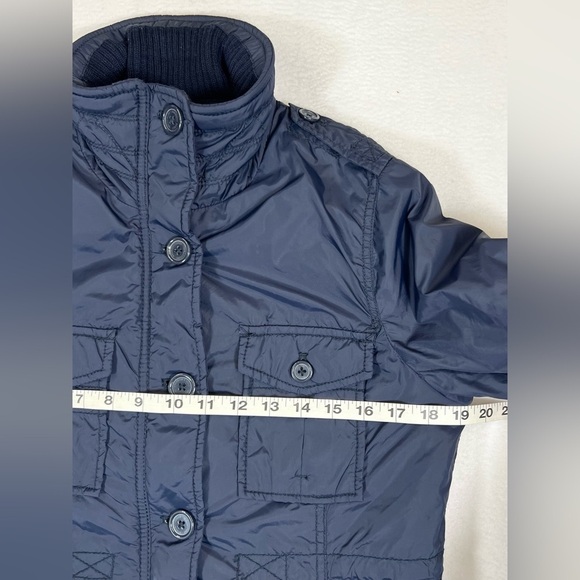AMERICAN EAGLE OUTFITTERS‎ Utility Quilted Interior Full Zip Jacket Navy Small - Picture 10 of 13